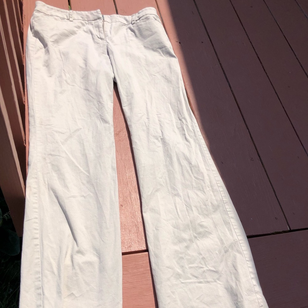 carmal pants baggy on the bottom